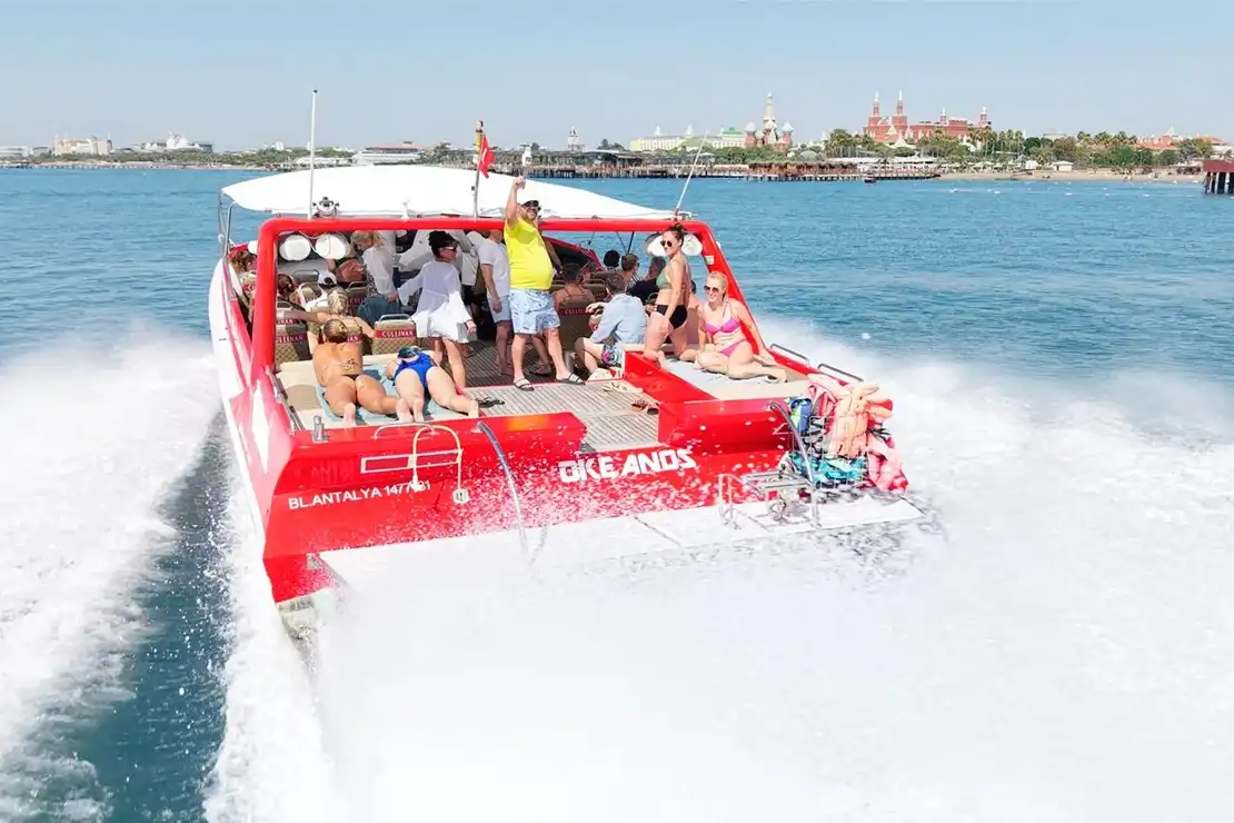 Antalya Belek Private Speed Boat Rental